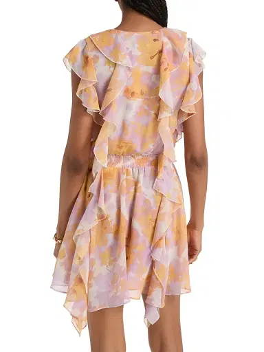 Misa Los Angeles Women's Jasmine Floral Ruffle Minidress | Thumbnail 5