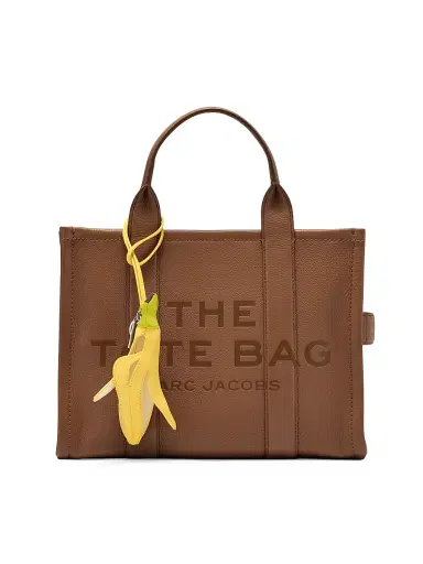 Marc Jacobs Women's The Banana Peel Logo Tag Bag Charm - Yellow | Thumbnail 2