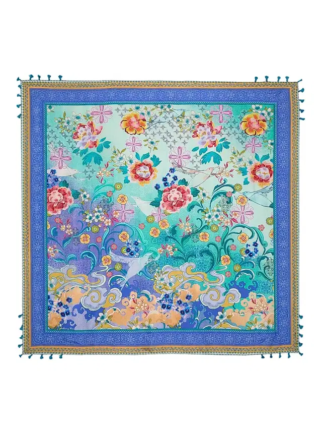Johnny Was Women's Altair Silk Scarf - Altair Scarf