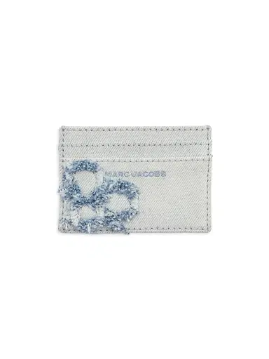 Marc Jacobs Women's The Daisy Distressed Denim Card Case | Thumbnail 1 Marc Jacobs Women's The Daisy Distressed Denim Card Case | Thumbnail 1