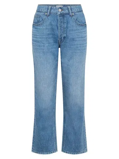 GOOD AMERICAN Women's Weightless Boyfriend Crop Jeans - Indigo | Thumbnail 1
