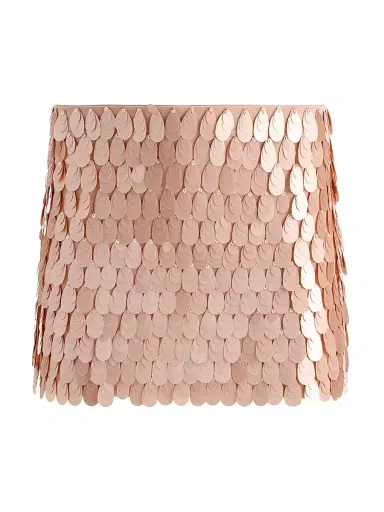 Alice + Olivia Women's Mace Paillette-Embellished Miniskort - Rose Tan - Size 14 | Thumbnail 1 Alice + Olivia Women's Mace Paillette-Embellished Miniskort - Rose Tan - Size 14 | Thumbnail 1