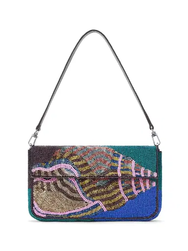 Staud Women's Timmy Beaded Convertible Shoulder Bag - Conch Shell | Thumbnail 1