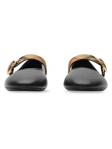 Burberry Women's Robin Ballerina Flats - Black - Size 11 | Thumbnail 2