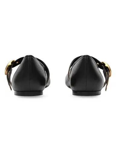 Burberry Women's Robin Ballerina Flats - Black - Size 11 | Thumbnail 3