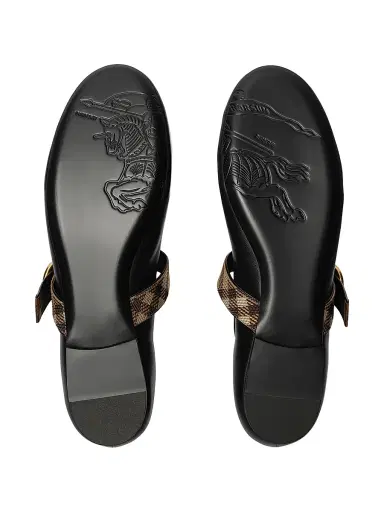 Burberry Women's Robin Ballerina Flats - Black - Size 11 | Thumbnail 5