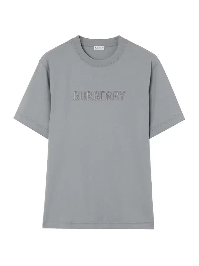 Burberry Men's Ryan Logo Cotton T-Shirt - Forecast Grey
