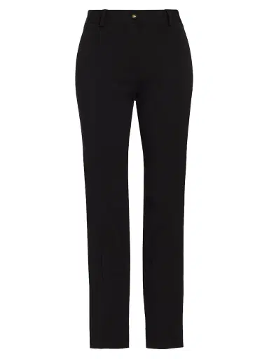 Dolce & Gabbana Women's Kate Stretch Wool Slim-Fit Pants - Black - Size 10 | Thumbnail 1