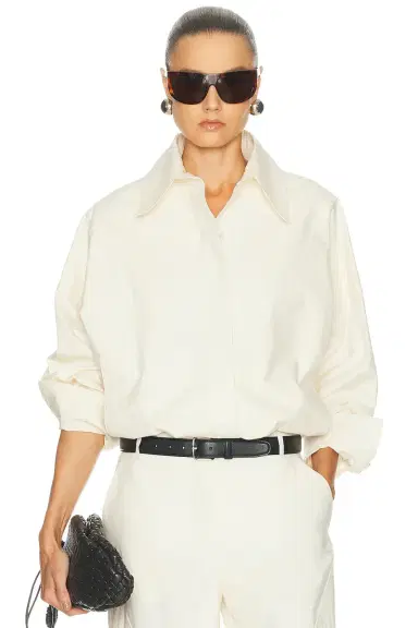Stella McCartney Washed Cotton Sporty Bomber Jacket | Thumbnail 1 Stella McCartney Washed Cotton Sporty Bomber Jacket | Thumbnail 1