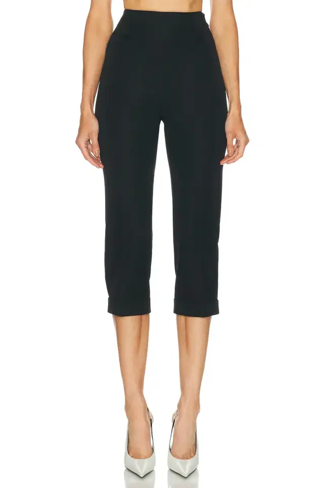 VERSACE Wool Capri Pant