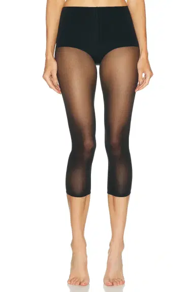 SWEDISH STOCKINGS Malva Sheer Capri Tights | Thumbnail 1