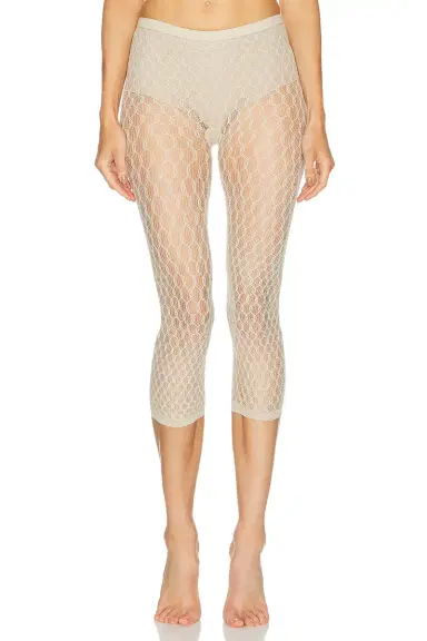 Swedish Stockings Laura Net Capri Tights | Thumbnail 1