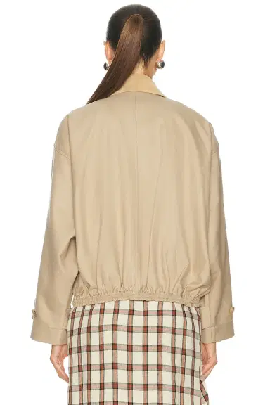 RÓHE Suede Collar Blouson Jacket | Thumbnail 3 RÓHE Suede Collar Blouson Jacket | Thumbnail 3