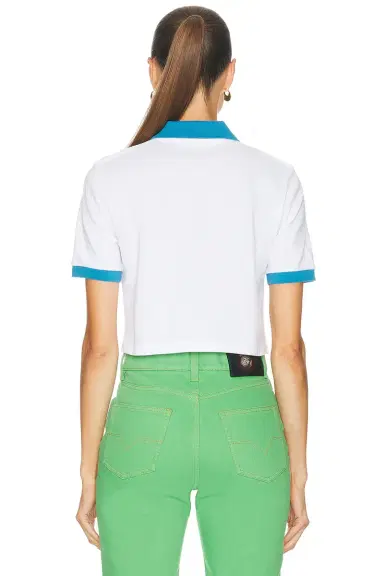 Versace Short Sleeve Polo Top | Thumbnail 3