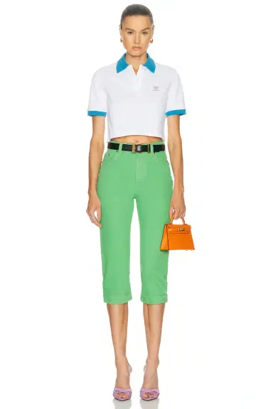 Versace Short Sleeve Polo Top | Thumbnail 4