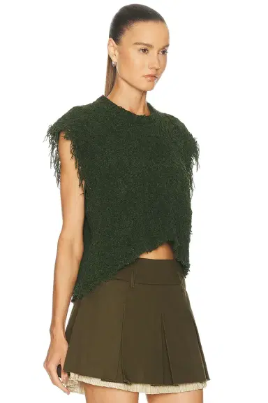 R13 Boyfriend Cable Sweater Vest | Thumbnail 2 R13 Boyfriend Cable Sweater Vest | Thumbnail 2