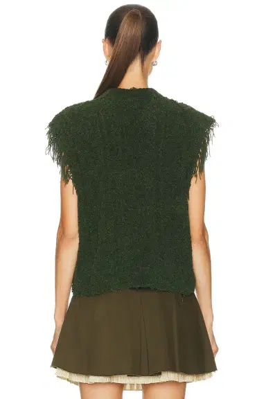 R13 Boyfriend Cable Sweater Vest | Thumbnail 3 R13 Boyfriend Cable Sweater Vest | Thumbnail 3