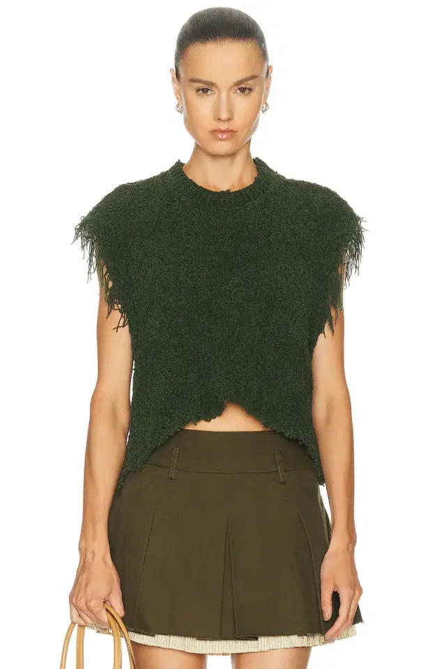 Boyfriend Cable Sweater Vest