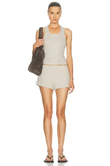 Skims Cotton Rib Loose Boxer Short | Thumbnail 5