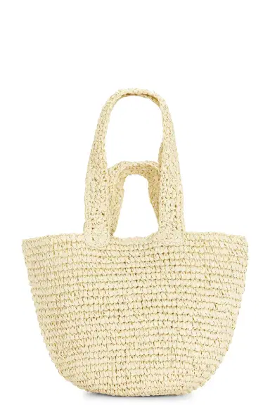 Skims Mini Tote Raffia Bag | Thumbnail 2