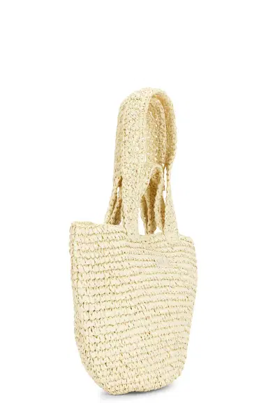 Skims Mini Tote Raffia Bag | Thumbnail 3