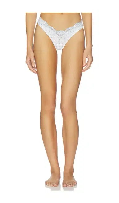 Skims Fits Everybody Lace Lace Dipped Thong | Thumbnail 1