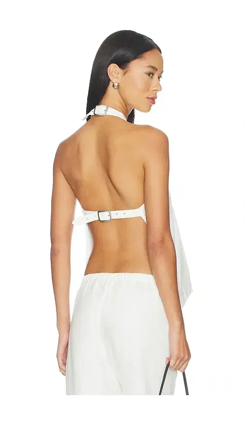 Buckle Back Halter Top
