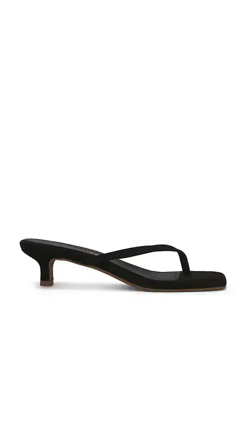 TKEES Julia Square Toe Suede Flip Flop