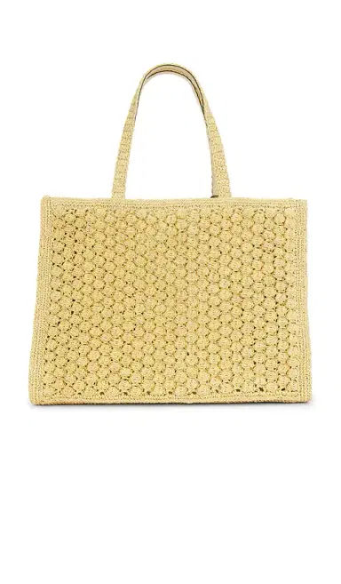 Tory Burch Ella Hand Crocheted Popcorn Stitch Large Tote Bag | Thumbnail 2