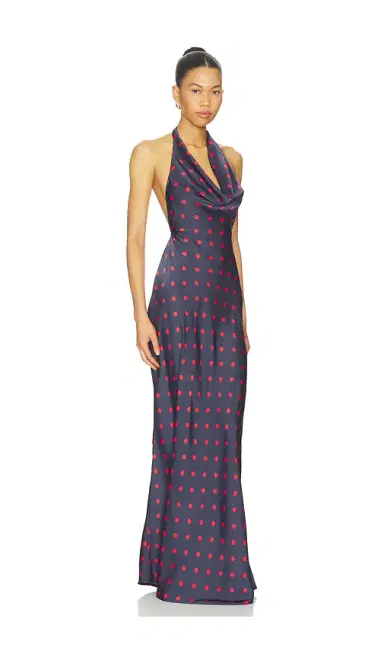 WeWoreWhat Cowl Halter Maxi Dress | Thumbnail 2