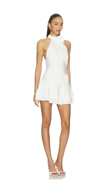 Runaway The Label Laurel High Neck Layered Mini Dress | Thumbnail 2