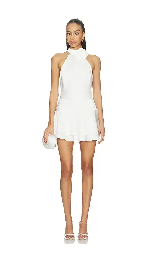 Laurel High Neck Layered Mini Dress