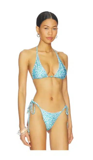 Kulani Kinis Decorative Bind Halter Bikini Top | Thumbnail 2