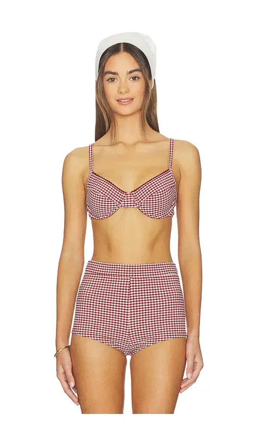 Kulani Kinis Decorative Ditzy Underwire Bikini Top