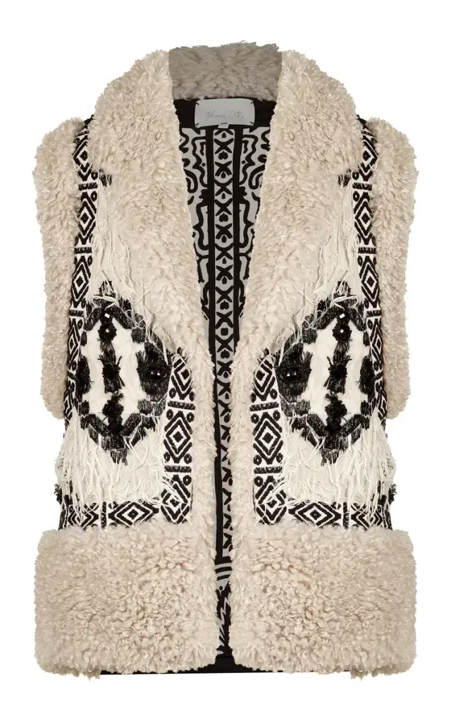 Johanna Ortiz Salty Air Embroidered Cotton-Blend Vest