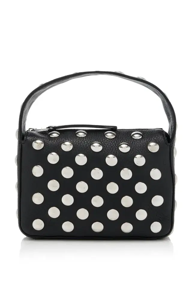 Elena Small Studded Leather Bag