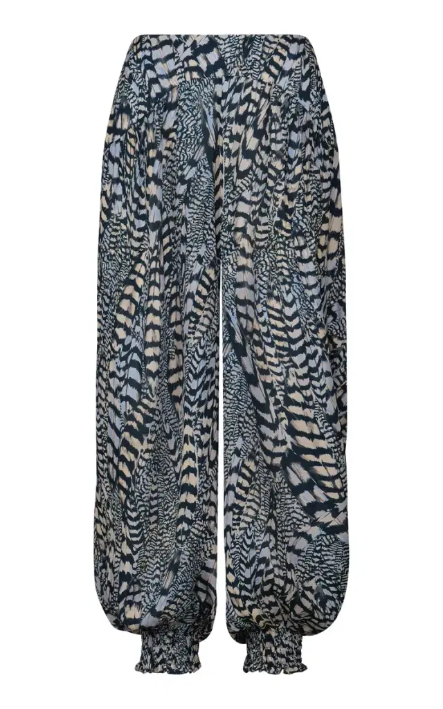 Johanna Ortiz Whisper Motion Silk Wide-Leg Pants
