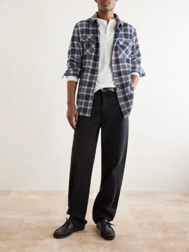 God’s True Cashmere Lightning Checked Cashmere Shirt - Men | Thumbnail 2