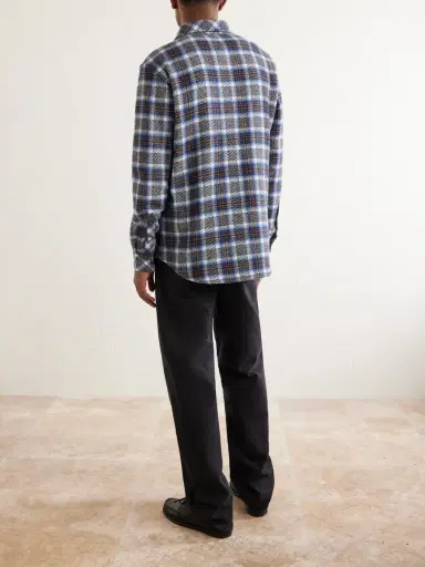God’s True Cashmere Lightning Checked Cashmere Shirt - Men | Thumbnail 4