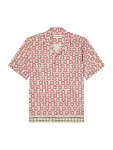 Orlebar Brown Maitan Passetto Camp-Collar Printed Lyocell Shirt - Men | Thumbnail 1