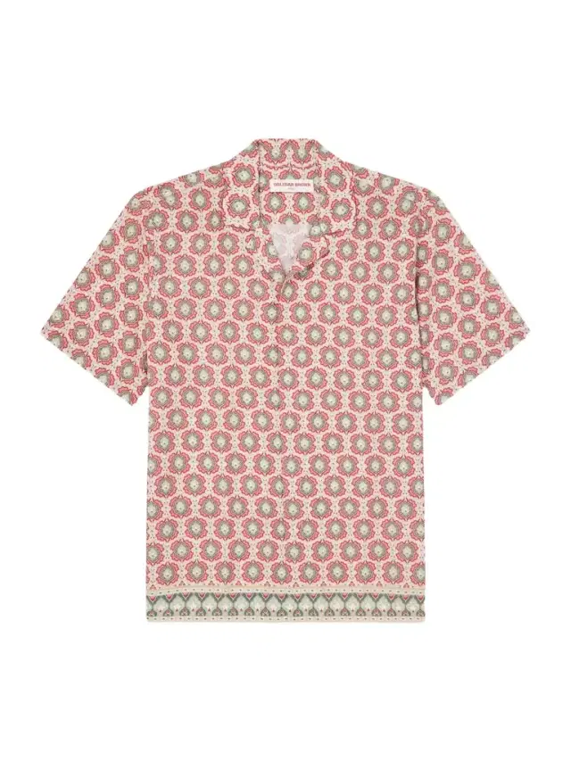 Maitan Passetto Camp-Collar Printed Lyocell Shirt - Men