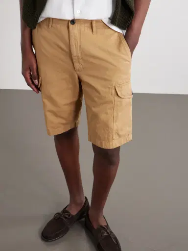 Slowear Straight-Leg Cotton and Linen-Blend Shorts - Men | Thumbnail 5 Slowear Straight-Leg Cotton and Linen-Blend Shorts - Men | Thumbnail 5