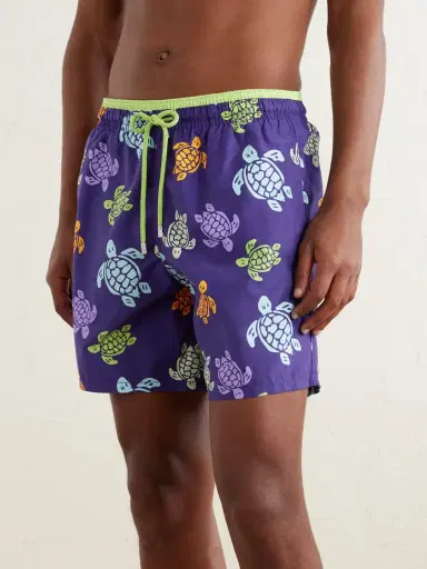 Vilebrequin Moka Straight-Leg Mid-Length Printed ECONYL® Swim Shorts - Men | Thumbnail 2