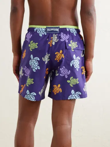 Vilebrequin Moka Straight-Leg Mid-Length Printed ECONYL® Swim Shorts - Men | Thumbnail 3