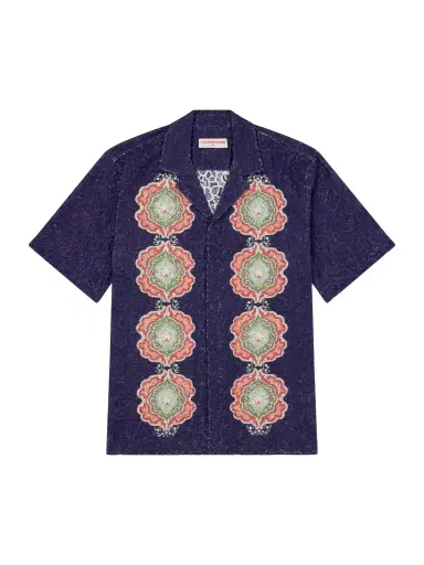 Orlebar Brown Broderie Anglaise Cotton Shirt - Men | Thumbnail 1