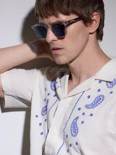 Orlebar Brown Robbie D-Frame Acetate Sunglasses - Men | Thumbnail 5
