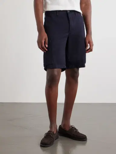Slowear Straight-Leg Cotton and Linen-Blend Shorts - Men | Thumbnail 3 Slowear Straight-Leg Cotton and Linen-Blend Shorts - Men | Thumbnail 3