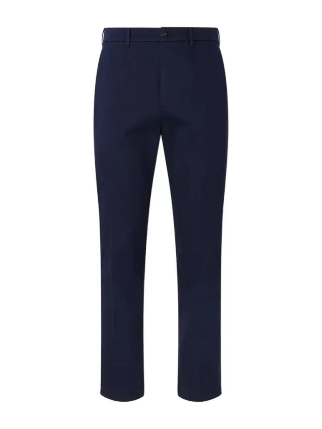 Straight-Leg Cotton-Blend Twill Trousers - Men