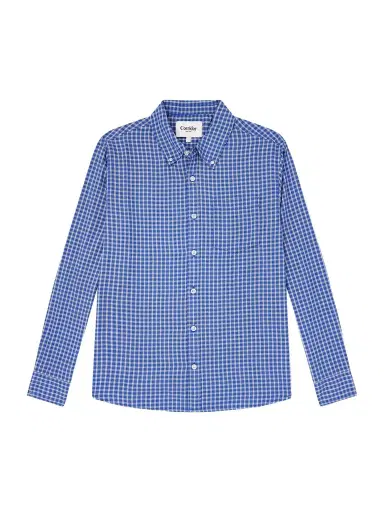 Corridor Bruce Button-Down Collar Checked Cotton-Blend Poplin Shirt - Men | Thumbnail 1 Corridor Bruce Button-Down Collar Checked Cotton-Blend Poplin Shirt - Men | Thumbnail 1