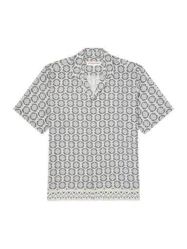 Orlebar Brown Maitan Passetto Camp-Collar Printed Lyocell Shirt - Men | Thumbnail 1